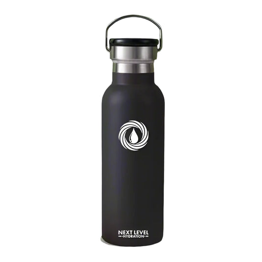 Smart Thermal Bottle with LED Display - Black