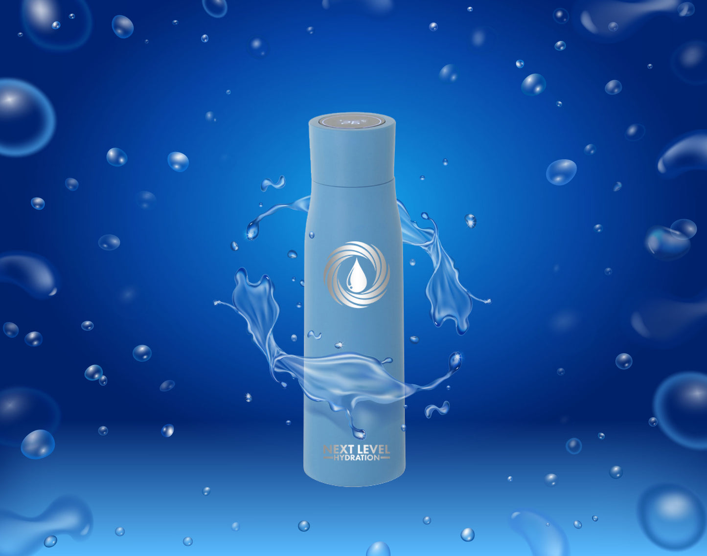 Smart UV Bottle - Blue