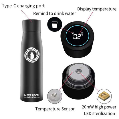 Smart UV Bottle - Black